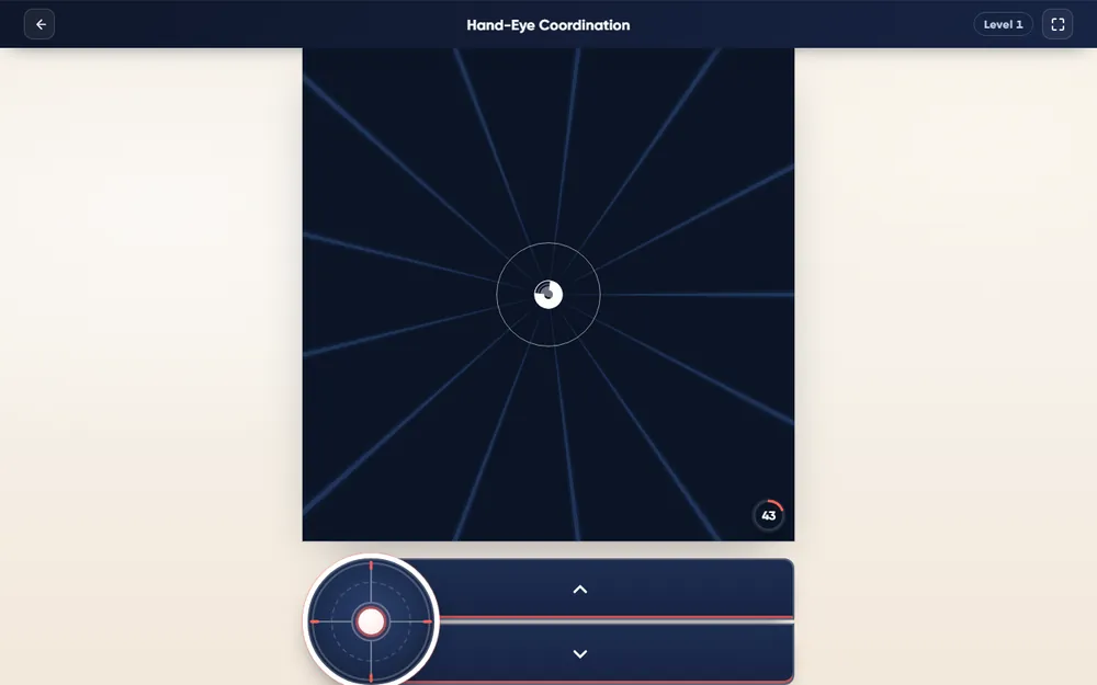 Hand-Eye Coordination module in play