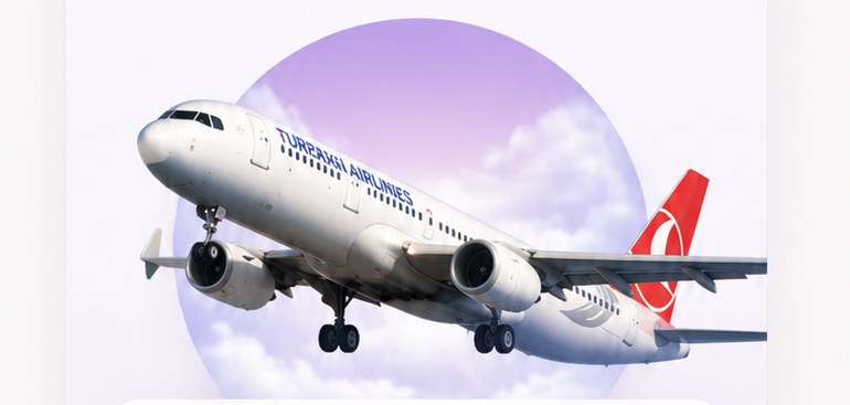 THY Take-Off Cadet pilot hazırlık — kalkış yapan uçak