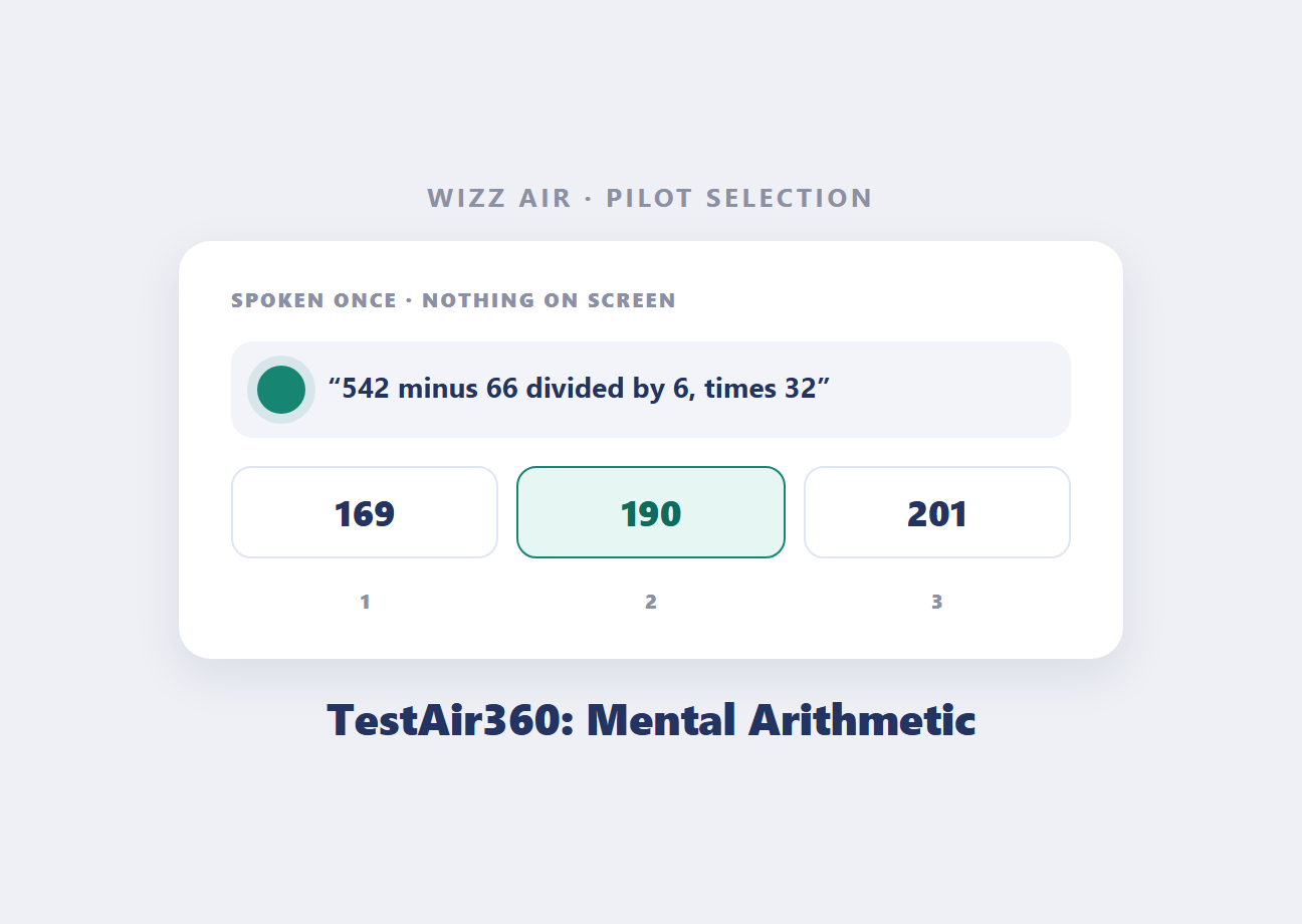 TestAir360: Mental Arithmetic PRO